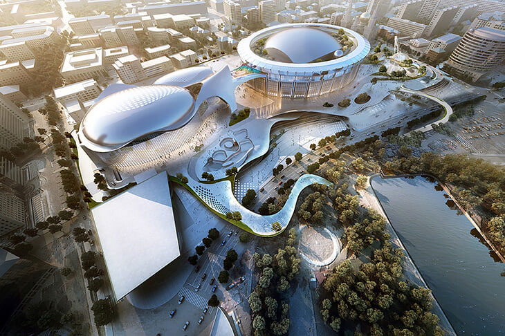 Так будет выглядеть новый спортивный комплекс, который построят на месте СК «Олимпийский»